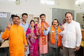 BJP Candidates File Their Nomination In Jaipur