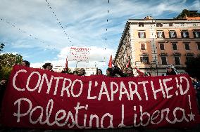 National Demonstration "Fuori L'Italia Da Tutte Le Guerre