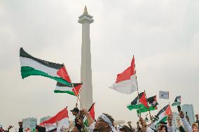 Massive Turnout For Palestinian Solidarity Rally In Indonesia