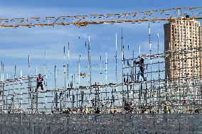 A Construction Site in Yantai