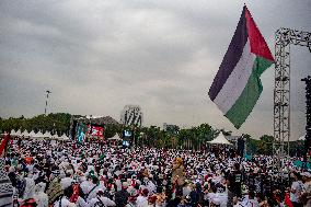 Solidarity Action For Palestine In Jakarta, Indonesia