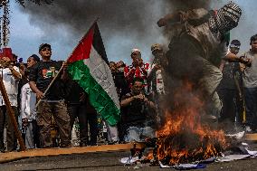 Pro-Palestinian Solidarity Rally In Jakarta, Indonesia
