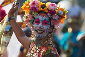 Day Of The Dead Mega Parade - Mexico City