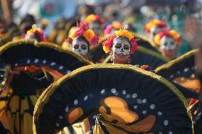 Day Of The Dead Mega Parade - Mexico City