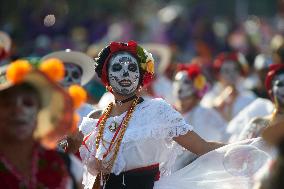 Day Of The Dead Mega Parade - Mexico City