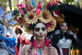 Day Of The Dead Mega Parade - Mexico City