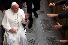 Pope Francis Meets With The CHARIS Members - Vatican