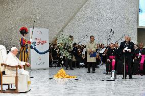 Pope Francis Meets With The CHARIS Members - Vatican