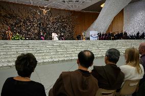 Pope Francis Meets With The CHARIS Members - Vatican