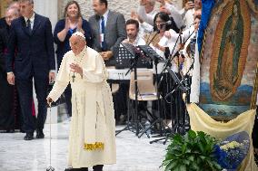 Pope Francis Meets With The CHARIS Members - Vatican