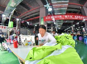 An Embroidery Production Workshop in Qiandongnan