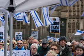 Rally In Support Of Israel To Mark A Month After Hamas Attack