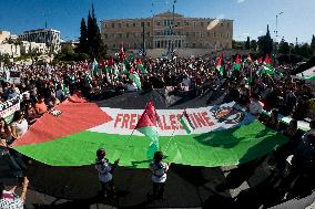 Pro-palestinian Demonstration In Athens, Greece