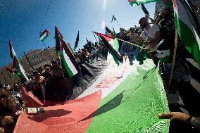 Pro-palestinian Demonstration In Athens, Greece