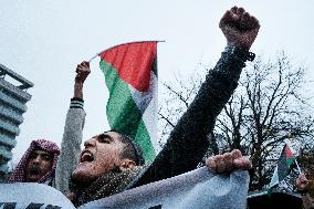 Pro Palestine Rally In Warsaw, Poland