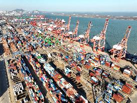 Port Export Trade Growth in Lianyungang