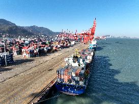 Port Export Trade Growth in Lianyungang