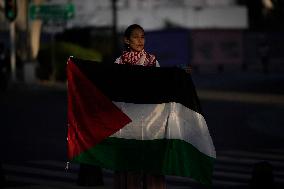 Massive Protest For Palestine In Mexico