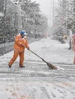 The First Snowstorm Hit Shenyang