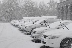 The First Snowstorm Hit Shenyang