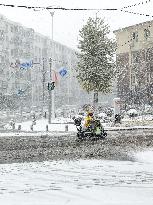 The First Snowstorm Hit Shenyang