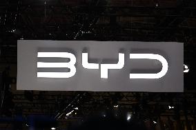 BYD signage and logo