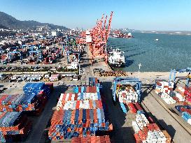 Port Export Trade Growth in Lianyungang