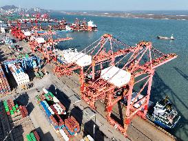 Port Export Trade Growth in Lianyungang