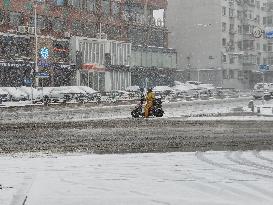 The First Snowstorm Hit Shenyang