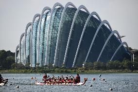 (SP)SINGAPORE-BRITAIN'S PRINCE WILLIAM-DRAGON BOAT