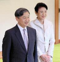 Japan emperor, empress meet cultural award recipients