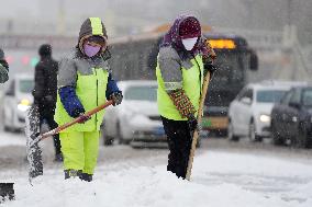 CHINA-HEILONGJIANG-HARBIN-BLIZZARDS (CN)