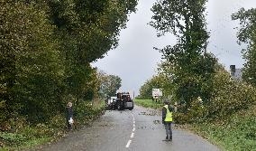 Storm Damage Ciaran In Finistere