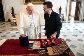 Pope Francis In Private Audiences - Vatican