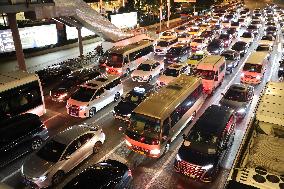 Traffic Peak in Shanghai