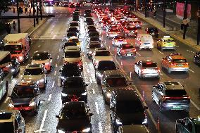 Traffic Peak in Shanghai