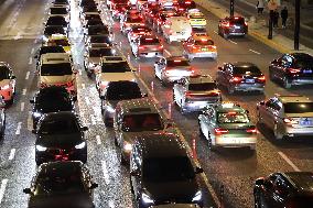 Traffic Peak in Shanghai