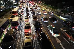 Traffic Peak in Shanghai