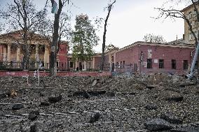 Aftermath of Russian attack on Odesa