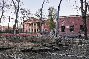 Aftermath of Russian attack on Odesa