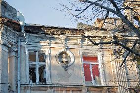 Aftermath of Russian attack on Odesa