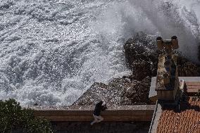 FRANCE-NICE-LARGE WAVE