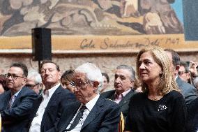 Christina Of Spain Attends The Opening Of Dali Exhibition