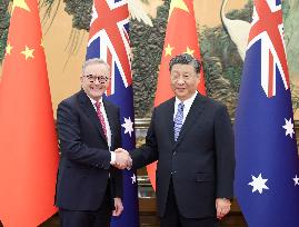 CHINA-BEIJING-XI JINPING-AUSTRALIA-PM-MEETING (CN)