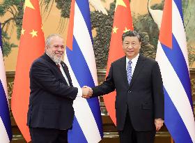 CHINA-BEIJING-XI JINPING-CUBA-PM-MEETING (CN)