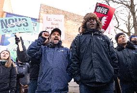 Quebec Public Sector Workers On Strike - Montreal