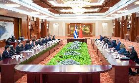 CHINA-BEIJING-ZHAO LEJI-CUBA-PM-MEETING (CN)