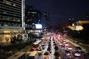 Traffic Peak in Shanghai