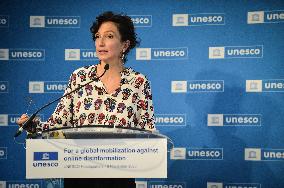 UNESCO's Press Conference to launch Guidelines for the Governance of Digital Platforms