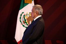 Mexico's President, Andres Manuel Lopez Obrador Briefing Conference